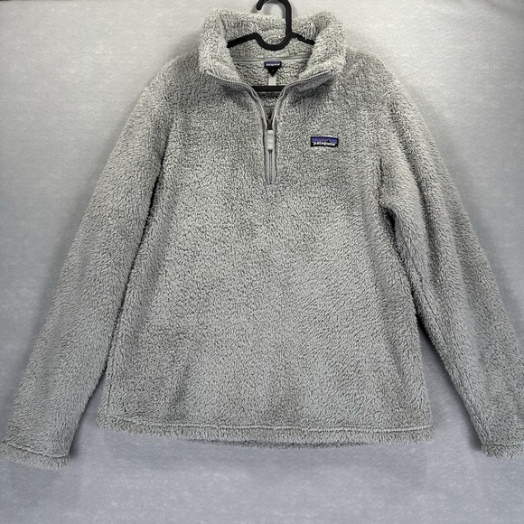 Patagonia Jackets & Blazers - Patagonia Los Gatos Womens Large 1/4 Zip Fleece Soft Pullover Jacket Grey 25235